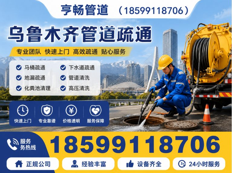 乌鲁木齐县化粪池清理展示图